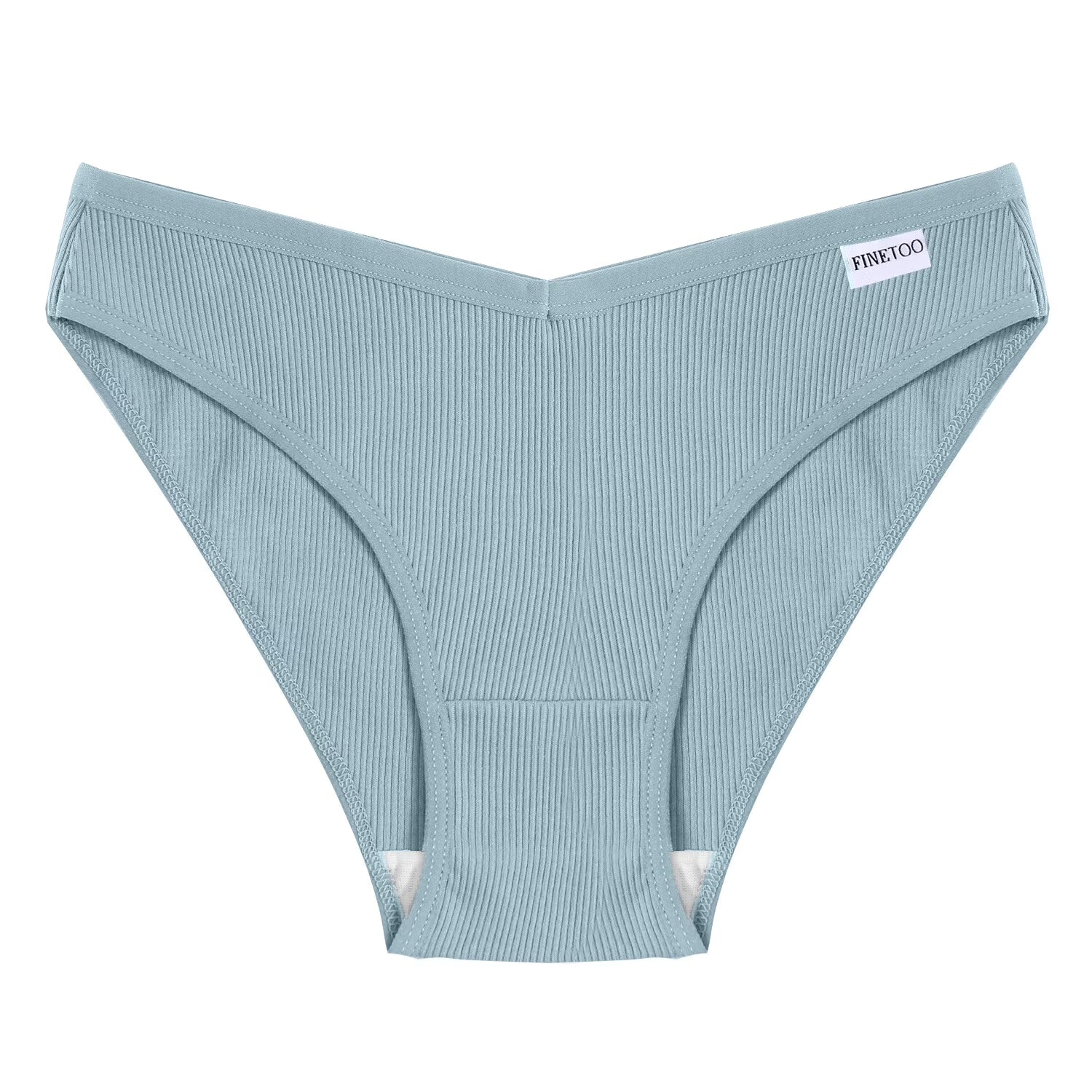 Womens Cotton Underwear Soft Stretch Bikini Panties High Cut Panties Sexy Low Rise Hipster Cheeky S-XL 6Pack