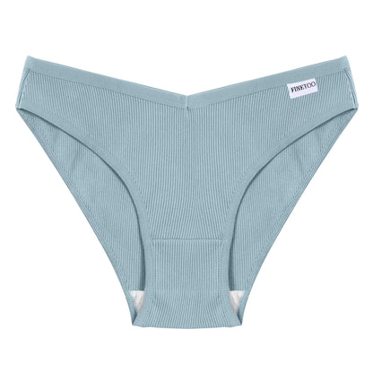 Womens Cotton Underwear Soft Stretch Bikini Panties High Cut Panties Sexy Low Rise Hipster Cheeky S-XL 6Pack