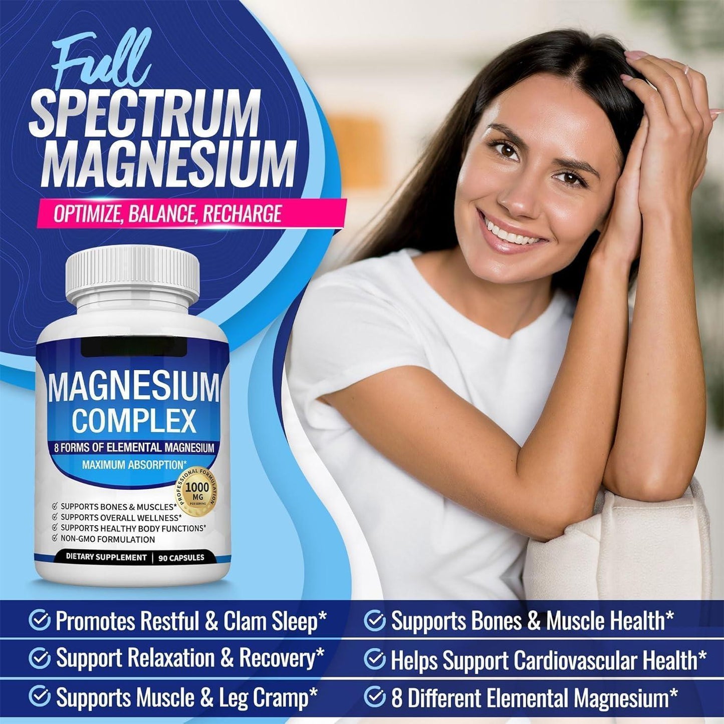 Rosemary’s Triple Magnesium Complex
Deep Sleep • Calm Mind • Full-Body Recovery
